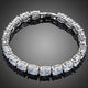 Oval Cubic Zirconia Tennis Bracelet