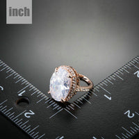 Artistic craftsmanship and structured profiles of the elegant oval crystal solitaire ring
