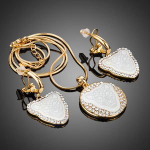 Panther Head Clip Earrings + Pendant Necklace Set - KHAISTA Fashion Jewellery