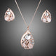 Crystal Party Necklace and Earrings Set