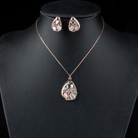 Side angle view of Khaista party crystal set