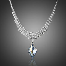 Load image into Gallery viewer, Party Wear Waterdrop Pendant Necklace - KHAISTA Fashion Jewellery
