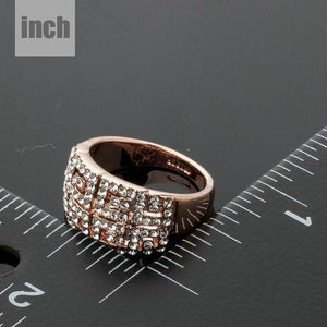 Paved G Party Ring - KHAISTA Fashion Jewellery