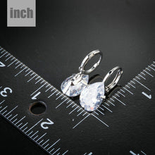 Load image into Gallery viewer, Pear Shaped Cubic Zirconia Drop Earrings - KHAISTA Fashion Jewellery
