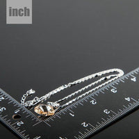 Pendant detail on KHAISTA crystal pentagram pendant necklace