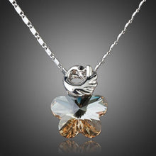 Load image into Gallery viewer, Pentagram Design Crystal Pendant Necklace KPN0074 - KHAISTA Fashion Jewellery

