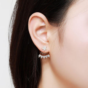 Pentagram Stud Earrings -KPE0416 - KHAISTA