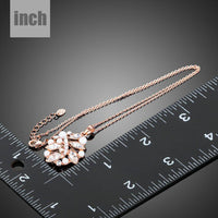 Pendant detail on KHAISTA piece of art crystal pendant necklace