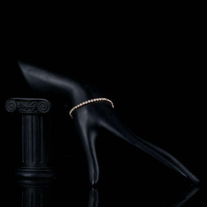 Plain Designer Cubic Zirconia Bracelet - KHAISTA Fashion Jewellery