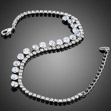 Load image into Gallery viewer, Princess Cut Pave Bracelet - KHAISTA Fashion Jewellery
