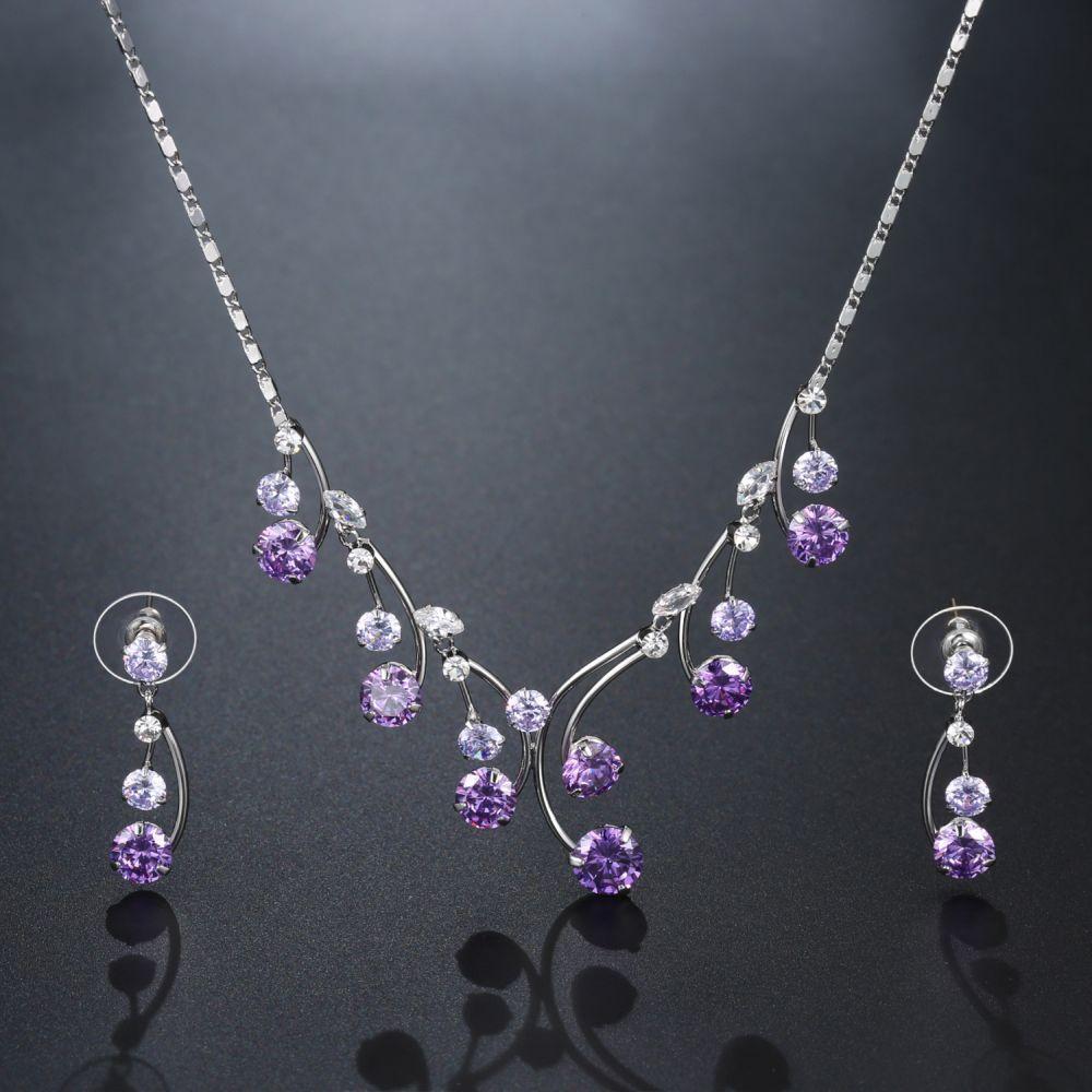 Jewelry Sets Amazon Prime Day Jewelry Deals Purple Jewellery Set