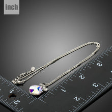 Load image into Gallery viewer, Purple Leaf Drop Necklace KPN0214 - KHAISTA Fashion Jewellery
