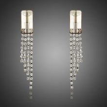 Load image into Gallery viewer, Rectangle Dangle Drop Earrings - KHAISTA Fashion Jewellery
