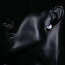 Load image into Gallery viewer, Retro Crystal Cube Stud Earrings - KHAISTA Fashion Jewellery
