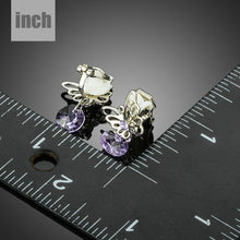 Load image into Gallery viewer, Rhinestone Butterfly Clip Earrings - KHAISTA Fashion Jewellery
