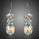Rhinestone Crystal Water Drop Earrings