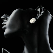 Load image into Gallery viewer, Rhinestone Flower Stud Earrings -KPE0303 - KHAISTA Fashion Jewellery
