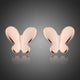 Rose Gold Butterfly Earrings