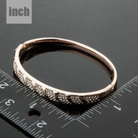 rose gold classic bangle detail view by KHAISTA