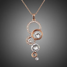 Load image into Gallery viewer, Round 1 carat Cubic Zirconia Pendant Necklace KPN0046 - KHAISTA Fashion Jewellery

