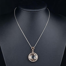 Load image into Gallery viewer, Round Circle Necklace KPN0011 - KHAISTA Fashion Jewellery
