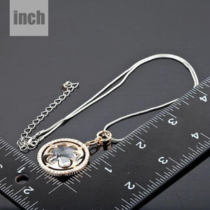 Round Circle Necklace KPN0011 - KHAISTA Fashion Jewellery