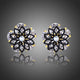 Round Cut Crystal Stud Earrings