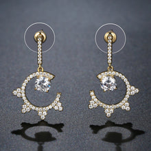 Load image into Gallery viewer, Round Dangle Earrings -KPE0380 - KHAISTA Fashion Jewellery
