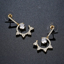 Load image into Gallery viewer, Round Dangle Earrings -KPE0380 - KHAISTA Fashion Jewellery
