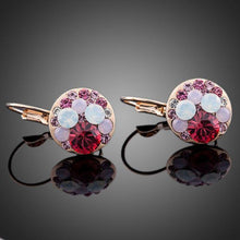 Load image into Gallery viewer, Round Red Blood Clip Earrings - KHAISTA Fashion Jewellery
