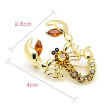 Load image into Gallery viewer, Scary Scorpion Brooch - KHAISTA Fashion Jewellery
