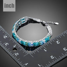 Load image into Gallery viewer, Sea Blue Lobster Clasp Bracelet - KHAISTA Fashion Jewellery
