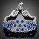 Sea Blue Princess Style Crystal Bracelet