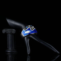 Side angle view of KHAISTA sea vibes crystal bangle