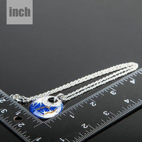 Pendant detail on KHAISTA sea vibes round crystal necklace
