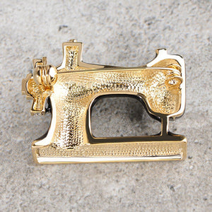 Sewing Machine Brooch - KHAISTA Fashion Jewellery