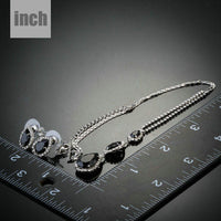 Black waterdrop stud detail by Khaista