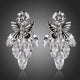 Sitting Butterfly Crystal Drop Earrings