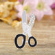 Crystal Scissors Statement Brooch