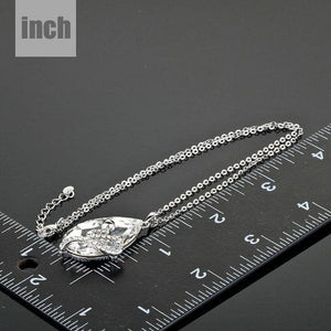 Sleeping Snake Pendant Necklace Chain KPN0048 - KHAISTA Fashion Jewellery