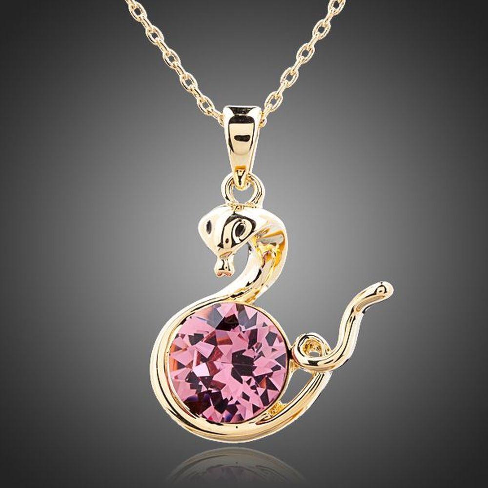 Snake Design Necklace KPN0110 - KHAISTA Fashion Jewellery