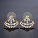 Sparkling Cubic Zircon Stud Earrings