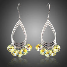 Load image into Gallery viewer, Sparkly Crystal Drop Hook Earrings - KHAISTA Fashion Jewellery
