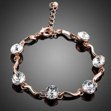 Load image into Gallery viewer, Sparky Round Crystal Bracelet - KHAISTA Fashion Jewellery
