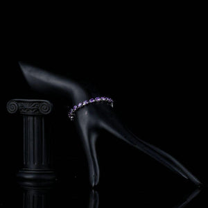 Splendid Purple Lobster Clasp Bracelet - KHAISTA Fashion Jewellery