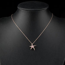 Load image into Gallery viewer, Starfish Crystal Necklace - KHAISTA Fashion Jewellery
