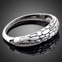 Load image into Gallery viewer, Stone Wall Design Crystal Bangle - KHAISTA Fashion Jewellery
