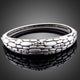 Stone Wall Design Crystal Bangle