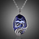 Swan Crystal Link Chain Necklace
