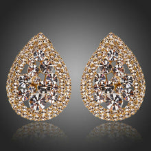 Load image into Gallery viewer, Teardrop Design Stud Earrings -KPE0130 - KHAISTA Fashion Jewellery
